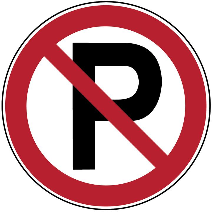 Brady PIC 225-DIA 200-B7525, Verbotsschilder - Parken Verboten