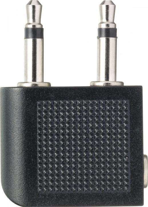 Image du produit Go Travel Adaptateur pour voyages en avion (3m, Jack 3.5mm, Universel)