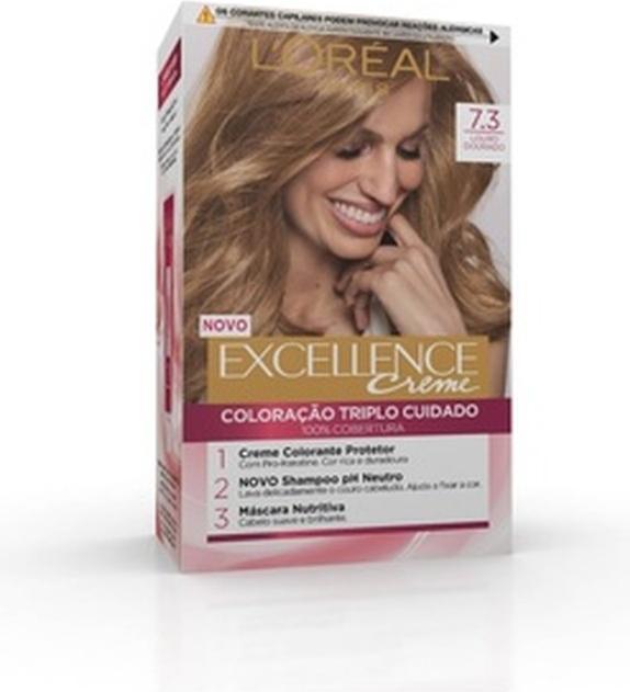 Actual product image L'Oréal Paris EXCELLENCE cream ink #7.3 rubio dorado (7.3 Rubio Dorado)