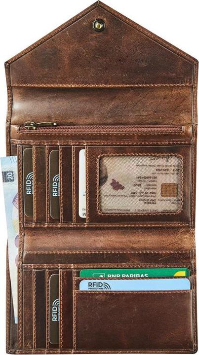 Actual product image Brepols M Charleston Portemonnaie Leder, braun