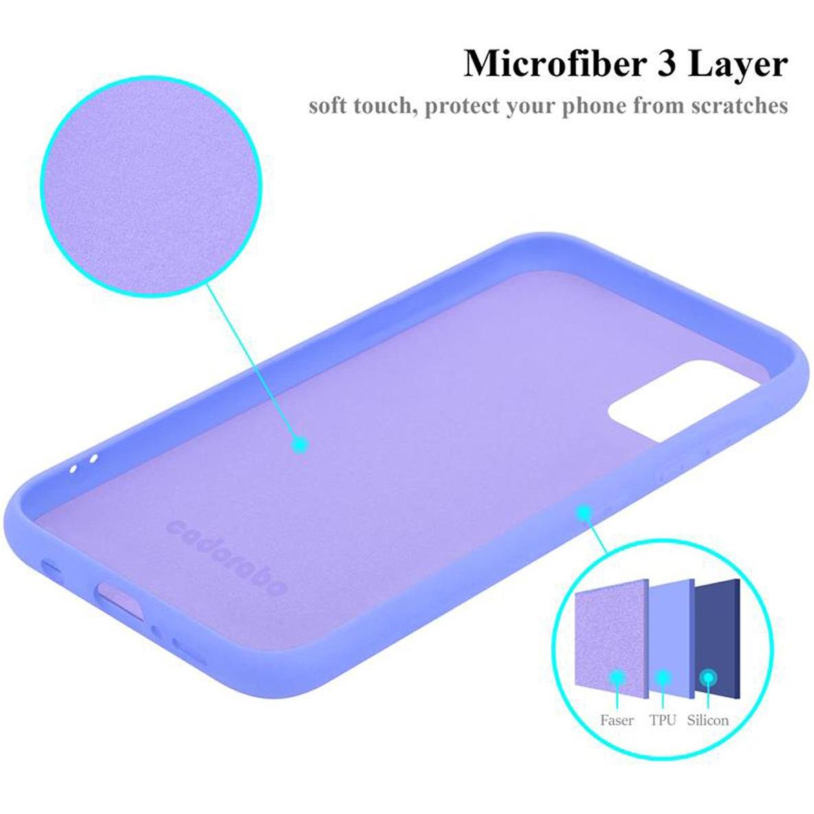 Thumbnail - Cadorabo TPU Liquid Silicone Case Cover (Samsung Galaxy A41), Smartphone Hülle, Violett
