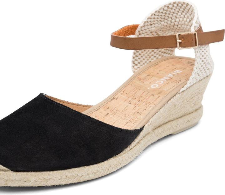 Immagine prodotto Bianco Espadrillas in pelle scamosciata con tacco BIAANNA Mix Espadrille (40)