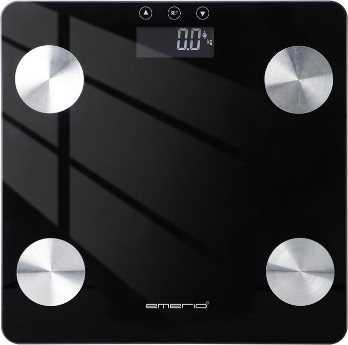 Produktbild Emerio BR-125479 Digitale Personenwaage Wägebereich (max.)=180 kg Schwarz (180 kg)