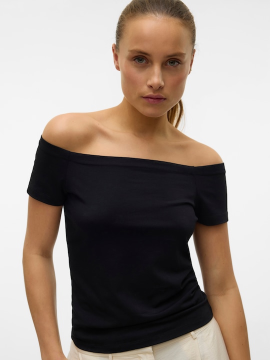 Actual product image Vero Moda Vmpanda Off-Shoulder Top Jrs Ga Noos (XS)