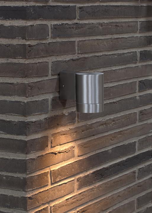 Actual product image Nordlux Tin Maxi, wall lamp, aluminum (GU10, IP54)