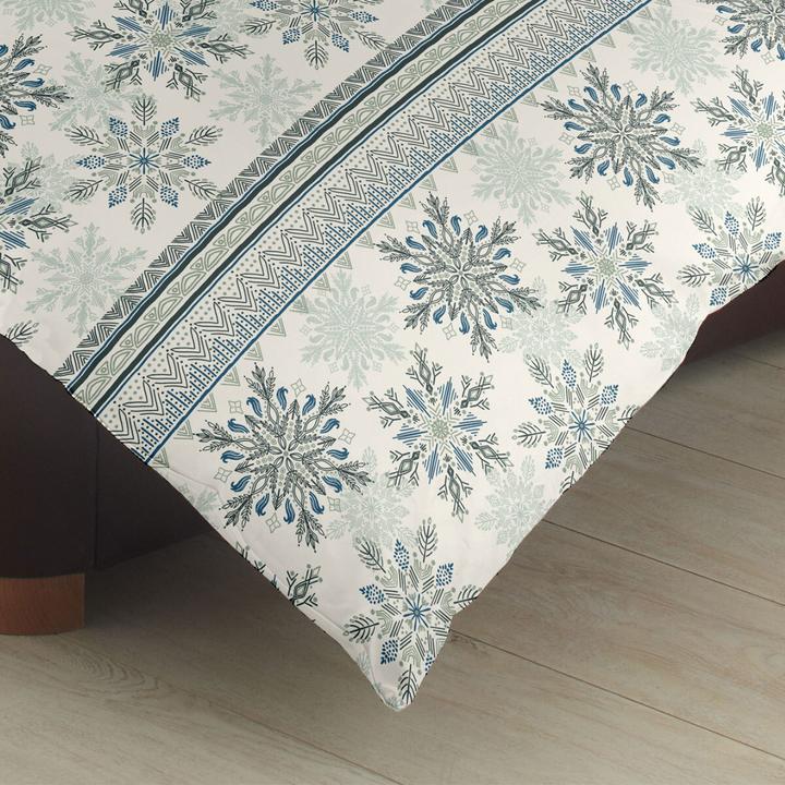 Produktbild Traumschlaf Sterne und Schneeflocken (Duvetbezug, 155x220 cm + 80x80 cm)