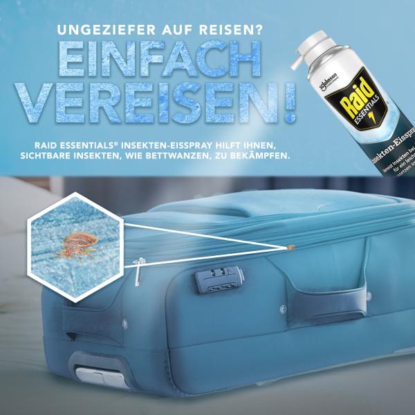 Produktbild Raid Essentials Cold Freeze Spray (Spinnentiere, Ameisen, Schaben)