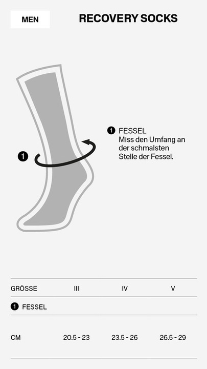 Produktbild Cep Infrared recovery socks V (45 - 48)