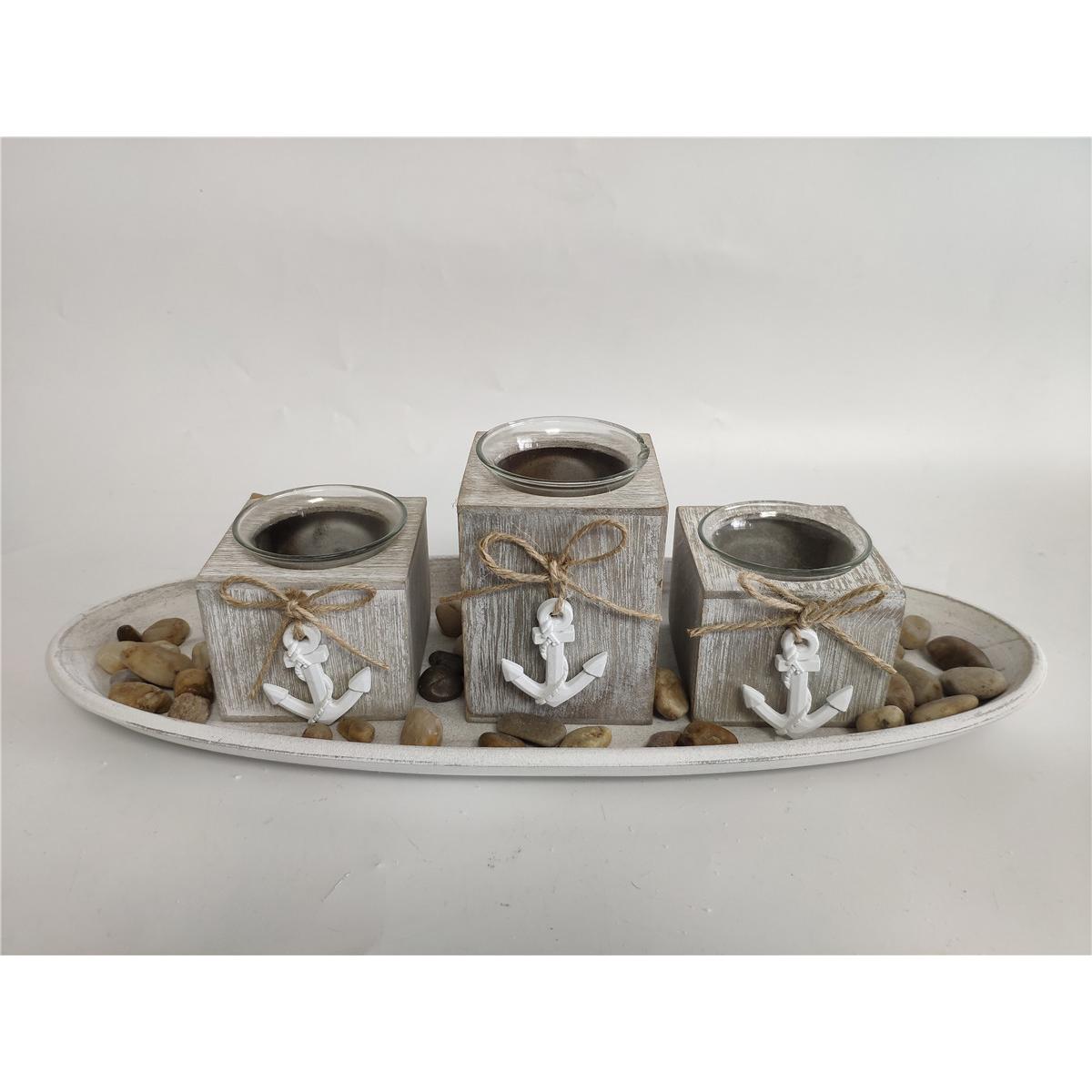 Thumbnail - G. Wurm, Windlicht, Teelicht-Halter-Set 4-teilig (4 x)