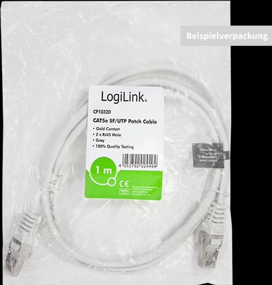 Actual product image LogiLink Network cable (SF/UTP, CAT5e, 2 m)