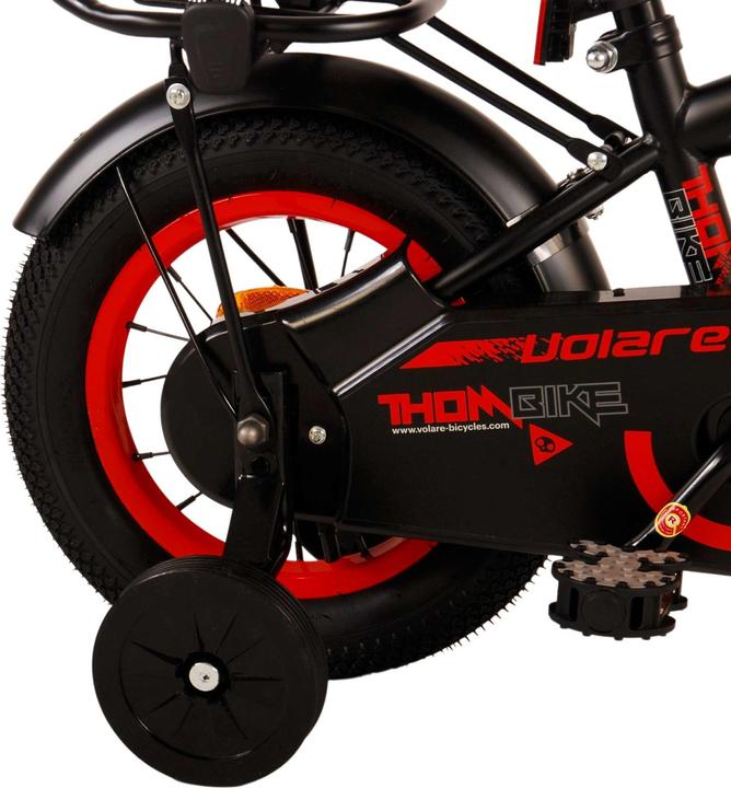 Produktbild Volare Thombike Kinderfiets - Jongens - 12 inch - Zwart Rood (12")