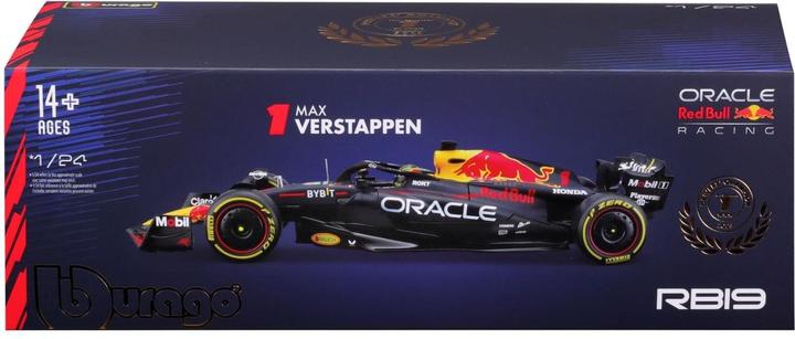 Actual product image Bburago Red Bull Racing RB19 1/24 Verstappen 2023