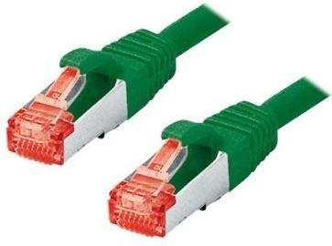 Produktbild Tecline Patchkabel S-STP (PIMF), Cat 6, grün, 2,0 m Patchkabel mit besonders schmalem Knickschutz (S/FTP, CAT5e, 2 m)