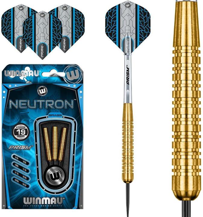 Winmau Neutron Brass Steel Dartpfeile 19G (19 g)