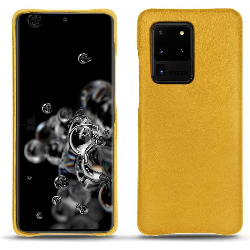 Noreve Lederschutzhülle (Samsung Galaxy S20 Ultra 5G), Smartphone Hülle, Orange
