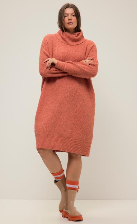 Image du produit Studio Untold Robe oversize en maille, longueur mini, col roulé, manches longues (46, 48)