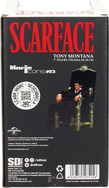 Actual product image SD Toys Scarface - Movie Icons: Tony Montana