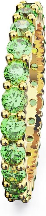 Actual product image Swarovski Matrix Ring Round Cut Green Gold (52)