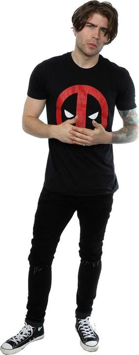 Produktbild Deadpool Cracked Logo TShirt (M)