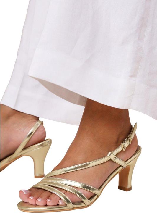 Actual product image Where's That From Womens/Ladies Mykonos Multi Strap Low Block Heel Sandals (41)