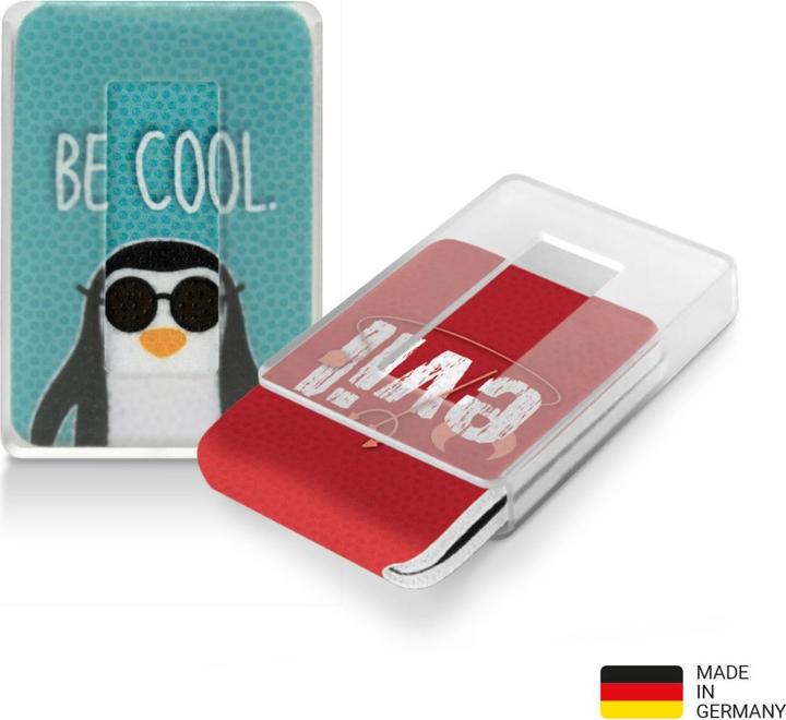 Actual product image Wedo PocketCleaner glasses cleaning cloth, smartphone or tablet cleaning cloth in plastic case