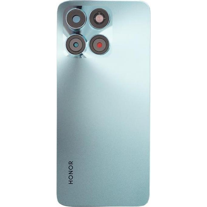 Honor X6a Battery Cover with Camera Glass Frame Cyan Lake, Smartphone Akku