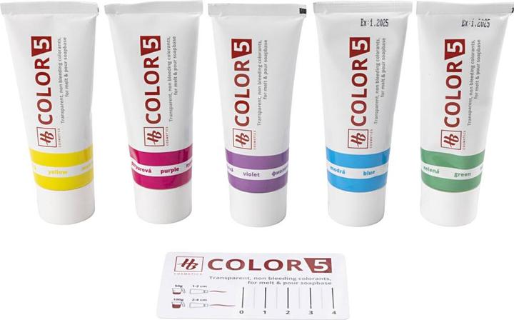 Actual product image Creativ Company Zeepverf Kleur, 5x30gr