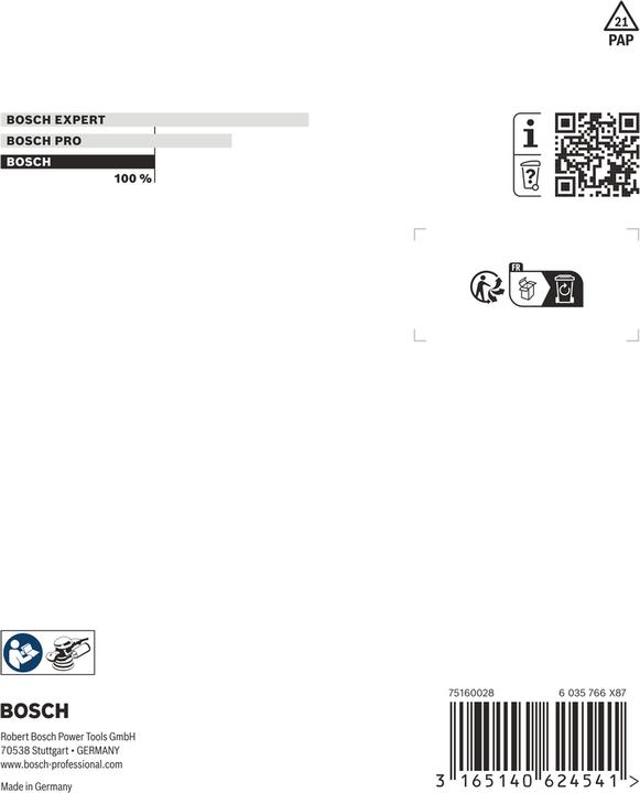 Produktbild Bosch Zubehör Schleifteller Mittelhart (Mittel)
