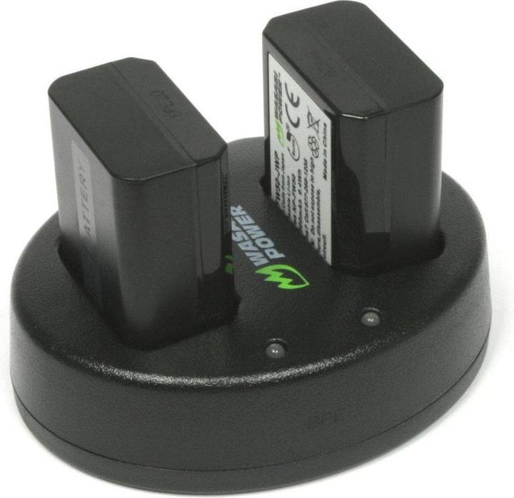 Immagine prodotto Wasabi Power 2 batterie FW50 e doppio caricatore (Caricabatterie per fotocamere)