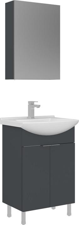 Produktbild Homitis Purus 55 Bathroom Cabinet With Sink & Mirror Set (2 Pieces)