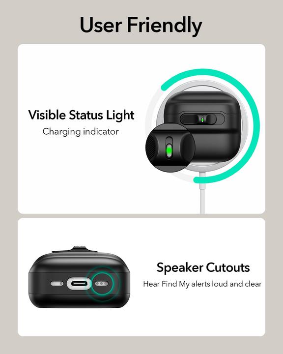 Actual product image ESR PULSE CASE AirPods4 (Headphone sleeve)