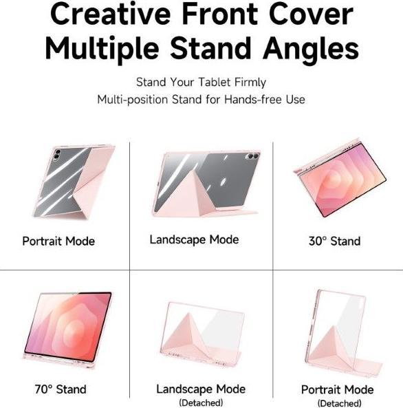 Image du produit Samsung Galaxy Tab S11 - Ducis Magi Series, aufstellbares Flip-Etui, Pink (Samsung Galaxy Tab S11 Ultra)