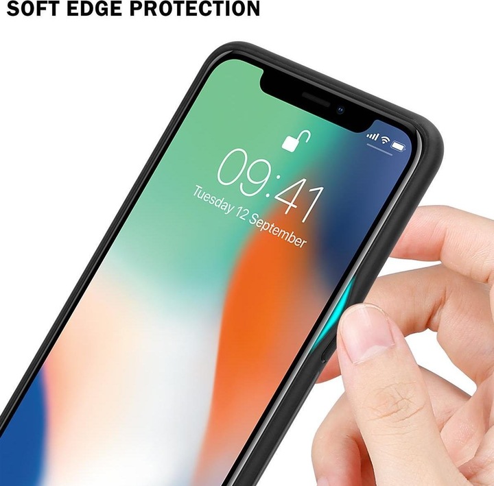 Productafbeelding Cadorabo TPU gestreepte glasplaat (Apple iPhone X)