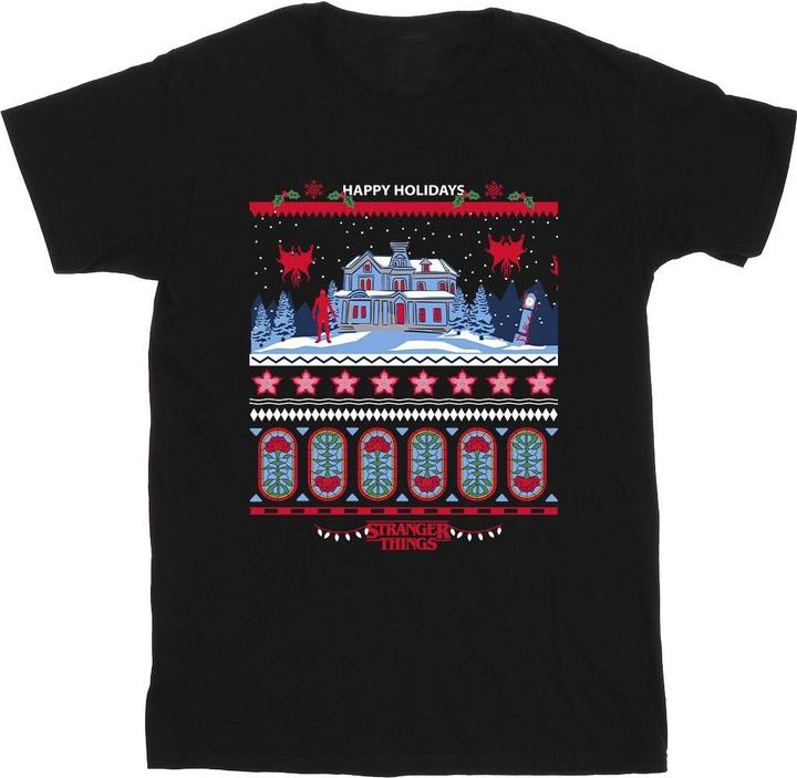 Produktbild Netflix Stranger Things Fair Isle TShirt (S)