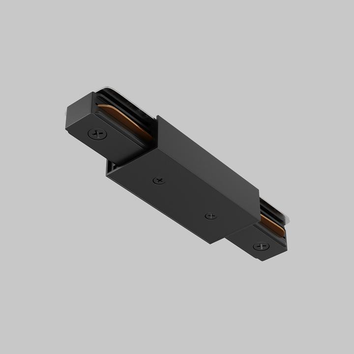 Image du produit Maytoni TRA001CB-11B Connecteur longitudinal pour barres Unity monophasées noir avec option d'alimentation