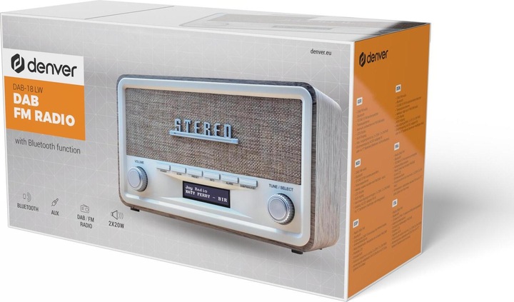 Immagine prodotto Denver DAB-18LW (FM, DAB, Bluetooth)