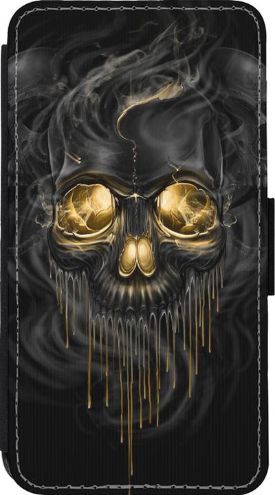 Produktbild PhoneLook Hülle Wallet schwarz Skull 02 (Apple iPhone 13 mini)