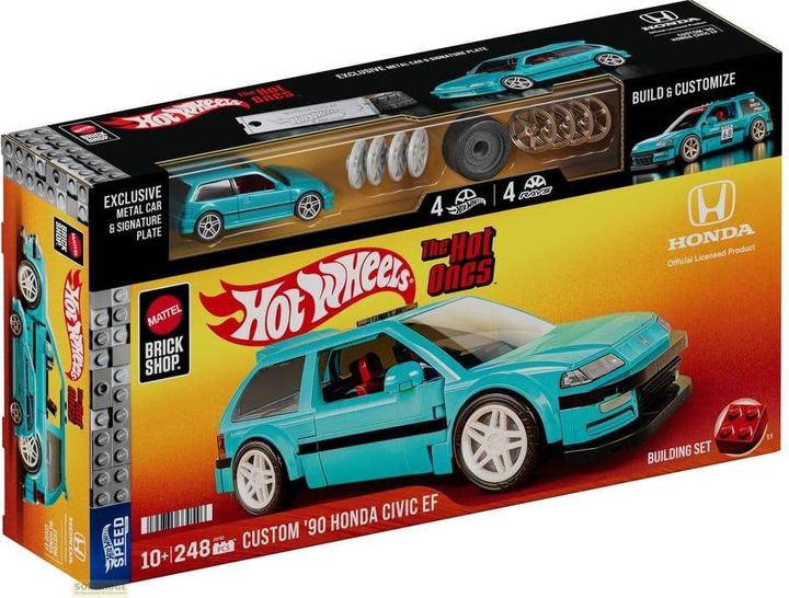 Actual product image Mattel Brick Shop Hot Wheels Speed Honda 2