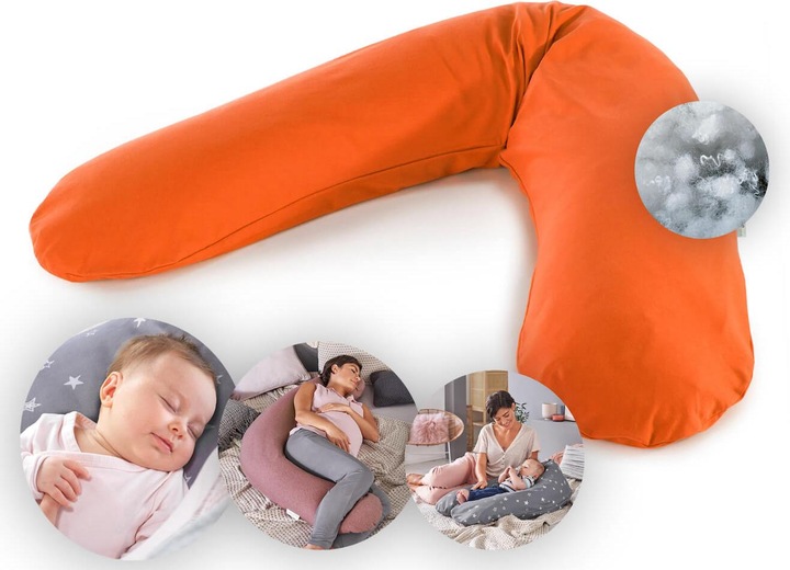 Produktbild Theraline Stillkissen "Das Original" mit Polyester Hohlfaser Füllung inkl. Bezug 190 cm (190 cm)