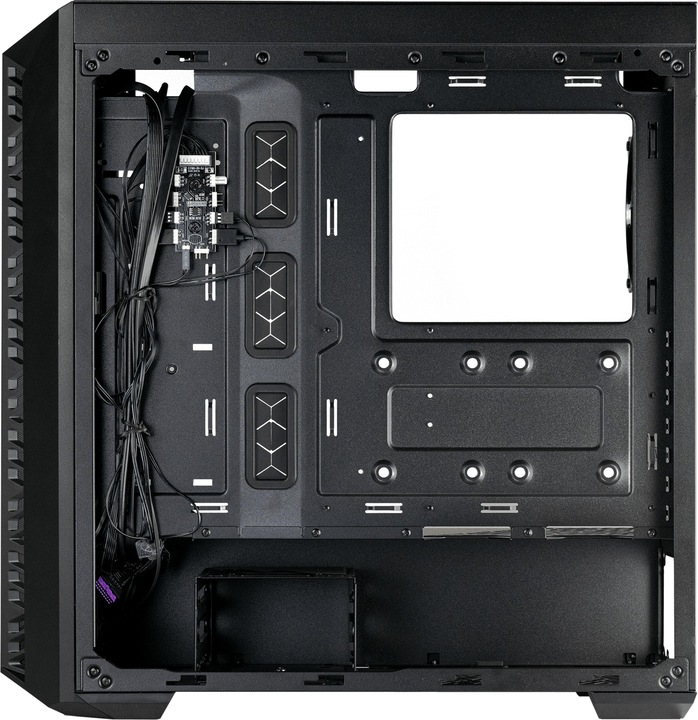 Actual product image Cooler Master MasterBox 520 with glass window black (ATX, mATX, Mini-ITX, E-ATX, SSI CEB)