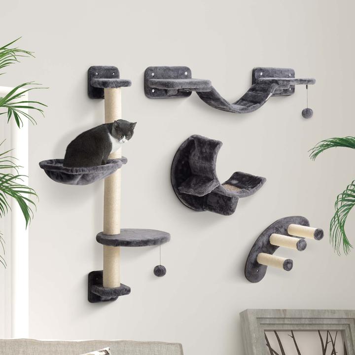 Produktbild PawHut Kletterwand (Dunkelgrau)