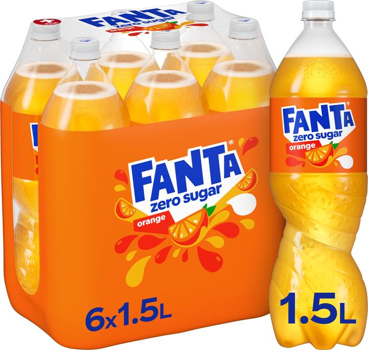 Actual product image Fanta Orange Zero (6 x 150 cl)