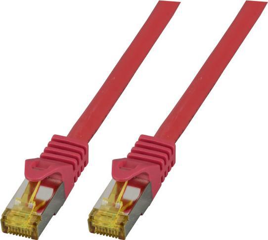 Actual product image EFB Elektronik Manufacturer: RJ45 patch cable S/FTP, Cat.6A, LSZH,Cat.7 raw cable, 30m, red The shielded Cat.6A (S/FTP, CAT6a, 30 m)