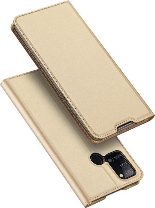 Dux Ducis Galaxy A21s - Custodia Flip Folio oro (Samsung Galaxy A21s)