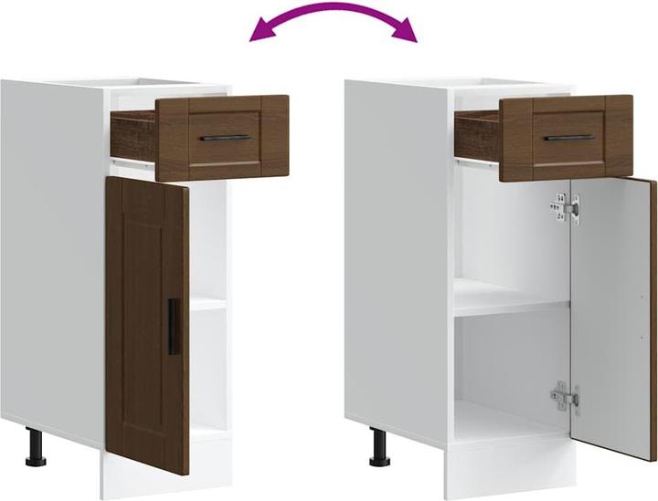 Actual product image vidaXL Küchenunterschrank (30 x 46 x 81.50 cm)