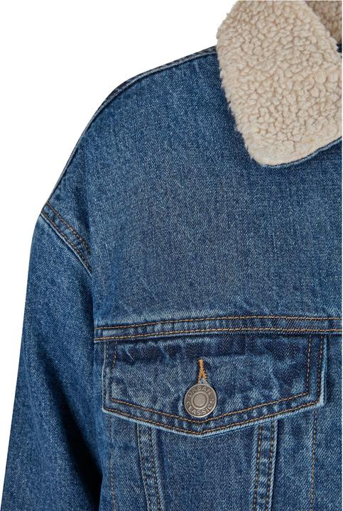 Actual product image Urban Classics Ladies Oversized Sherpa Denim Jacket (3XL)