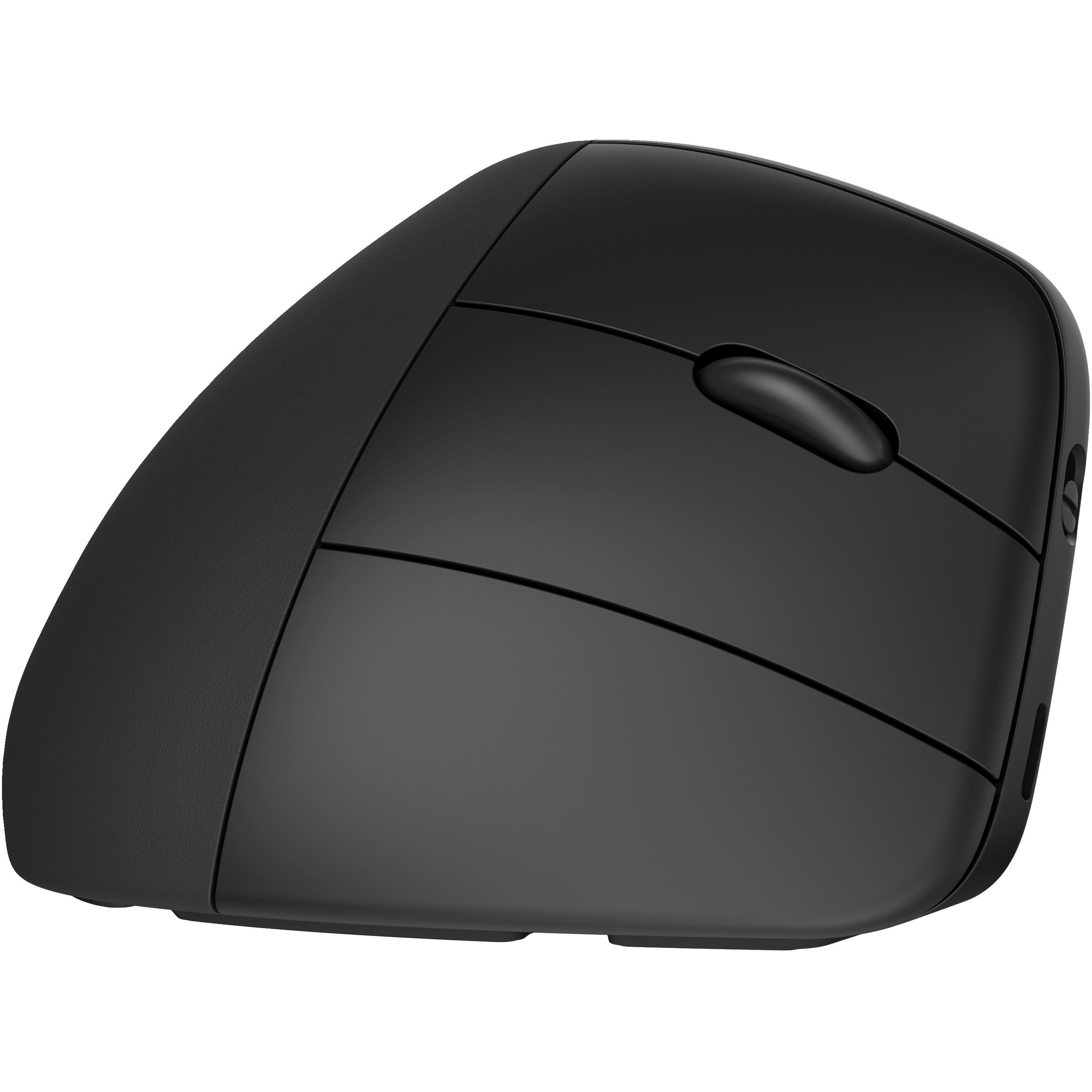 HP 920 Ergonomic Wireless Mouse (Kabellos), Maus, Schwarz