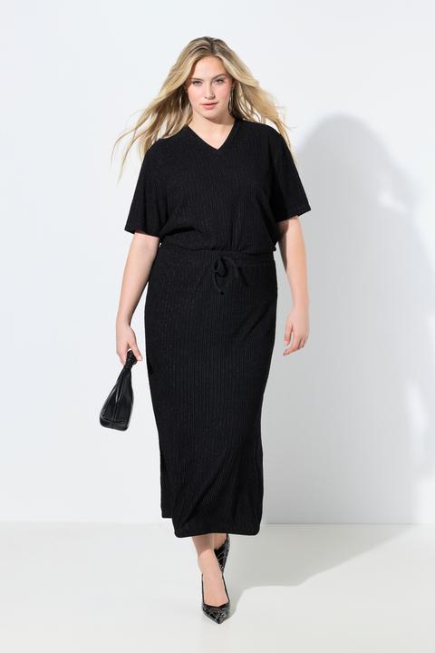 Produktbild Ulla Popken Maxirock, Glitzereffekt, Elastikbund, Bindeband (58)