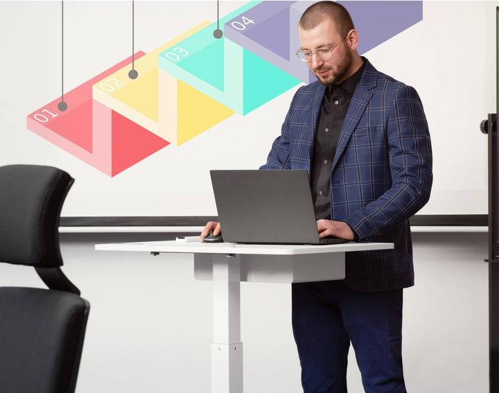 Immagine prodotto Fromm & Starck Laptoptisch Laptopständer Notebooktisch auf Rollen höhenverstellbar