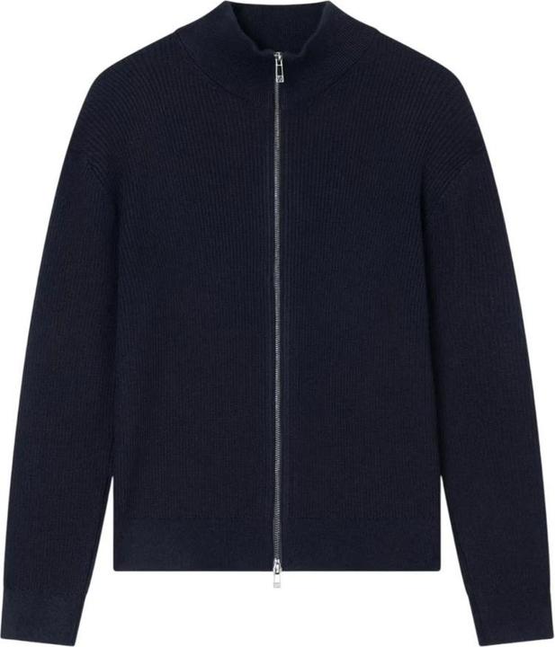 Image du produit Armani Exchange Cardigan à Manches Longues avec Fermeture Éclair et Patch Logo au Dos (L)